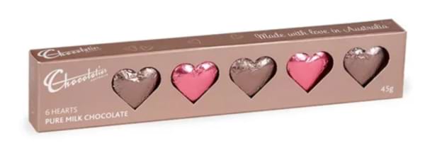 Milk Chocolate Hearts
