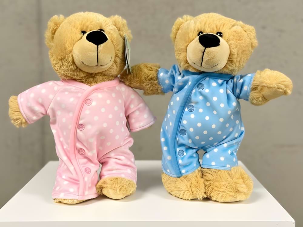 BLUE ROMPER TEDDY