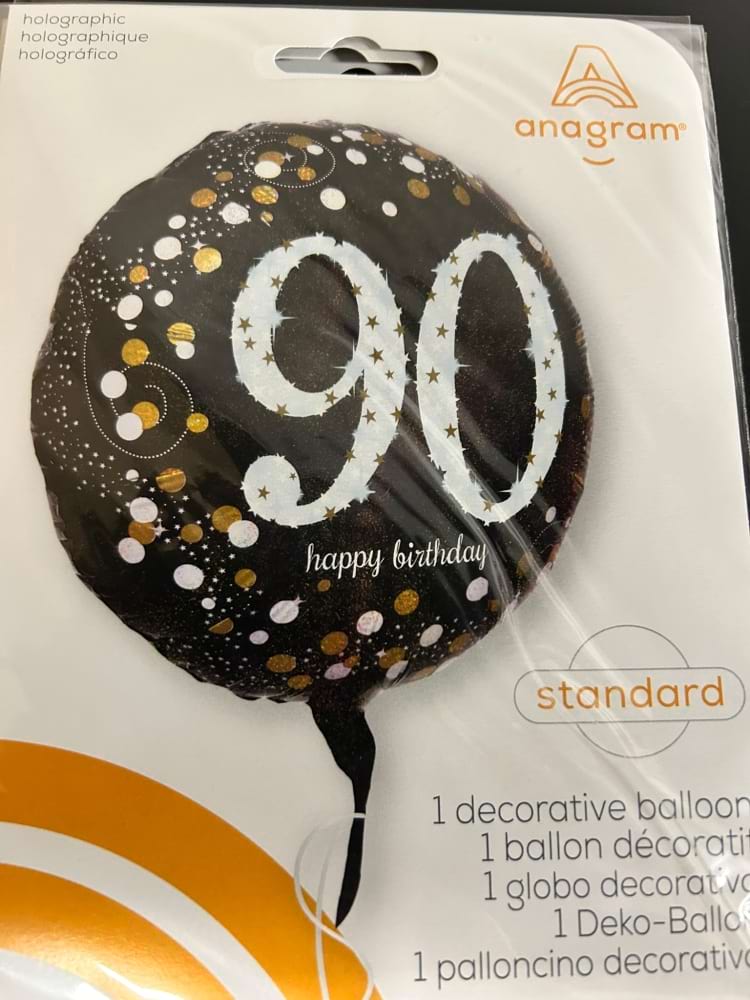 90th birthday balloon